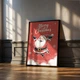 Постер Roomy "Santa On Red" Без рамки A2 (59.4x42 cm.) - изображение 4