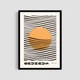 Постер Roomy "Orange Horizon" Без рамки A3 (42x29.7 cm) - зображення 1