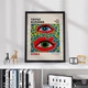 Постер Roomy "Kusama Eyes" Без рамки A4 (29.7x21 cm) - зображення 3