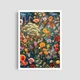 Постер Roomy "Floral Harmony" Белая рамка с антибликовым стеклом A4 (29.7x21 cm) - изображение 5