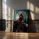 Постер Roomy "Assassins Creed Hooded Fighter" Черная рамка с глянцевым стеклом A3 (42x29.7 cm) - изображение 4