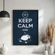 Постер Roomy "Pokemon Keep Calm" Белая рамка с глянцевым стеклом A4 (29.7x21 cm) - изображение 2