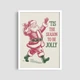 Постер Roomy "Santa Walk" Черная рамка с глянцевым стеклом A4 (29.7x21 cm) - изображение 5