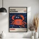 Постер Roomy "Kusama Crab 1" Без рамки A4 (29.7x21 cm) - изображение 3