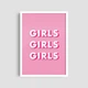 Постер Roomy "Girls Girls" Без рамки A2 (59.4x42 cm.) - зображення 4