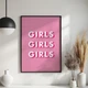 Постер Roomy "Girls Girls" Без рамки A2 (59.4x42 cm.) - зображення 5