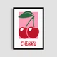 Постер Roomy "Cherry Duo" Без рамки A4 (29.7x21 cm) - зображення 1