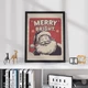 Постер Roomy "Santa Merry" Черная рамка с глянцевым стеклом A2 (59.4x42 cm.) - изображение 3