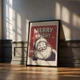 Постер Roomy "Santa Merry" Черная рамка с глянцевым стеклом A2 (59.4x42 cm.) - изображение 4
