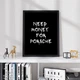 Постер Roomy "Need Money For Porsche (Black)" Без рамки A4 (29.7x21 cm) - зображення 3