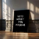 Постер Roomy "Need Money For Porsche (Black)" Без рамки A4 (29.7x21 cm) - зображення 4