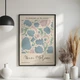 Постер Roomy "Floral Pattern" Біла рамка з глянцевим склом A4 (29.7x21 cm) - зображення 3
