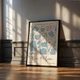 Постер Roomy "Floral Pattern" Біла рамка з глянцевим склом A4 (29.7x21 cm) - зображення 4