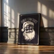 Постер Roomy "Santa Black" Белая рамка с глянцевым стеклом A1 (84.1x59.4 cm.) - изображение 4