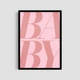 Постер Roomy "Baby Pink" Без рамки A3 (42x29.7 cm) - изображение 1