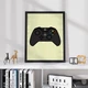 Постер Roomy "Xbox Controller Yellow" Белая рамка с глянцевым стеклом A4 (29.7x21 cm) - изображение 3