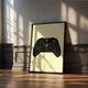 Постер Roomy "Xbox Controller Yellow" Белая рамка с глянцевым стеклом A4 (29.7x21 cm) - изображение 4
