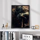 Постер Roomy "Noble Knight" Чорна рамка з глянцевим склом A1 (84.1x59.4 cm.) - зображення 3