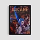 Постер Roomy "Arcane Legends" Біла рамка з глянцевим склом A1 (84.1x59.4 cm.) - зображення 1