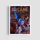 Постер Roomy "Arcane Legends" Біла рамка з глянцевим склом A1 (84.1x59.4 cm.) - зображення 6