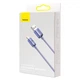 Кабель Baseus Crystal Shine USB - Lightning (M/M), 2.4A, 2 м Purple (CAJY000105) - изображение 2