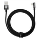 Кабель Baseus MVP 2 USB - Lightning, 2.4A, 2м Black (CAVP000101) - изображение 1