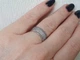 Серебряное кольцо Река Широкая с фианитами. 1578/9Р-CZ 17,5 - изображение 2