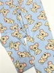Піжама Primark бавовняна комплект кофта + штани дитяча на дівчинку Коала 128 см (7-8 років) блакитна - изображение 3