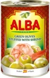 Оливки Alba Food фаршированные креветкой 300 мл (8435761500308) - изображение 1