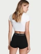 Трусики Victoria's Secret шорты черные S / Logo Cotton Boyshort - изображение 2