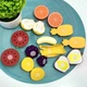 Набор продуктов WToys Кулинарная фантазия 25 элементов овощи и фрукты на липучках доска для нарезки нож (10265) - изображение 5