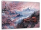 Картина на холсті МАКО "Дім серед сакур" 60x100 см MK10530 - зображення 2