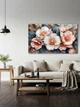 Картина на холсте МАКО "Цветы любви" 60x100 см MK10551 - изображение 4