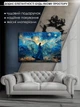 Картина на холсте МАKO "Загадочная девушка в синем" 50x70 см MK10568_5070 - изображение 6