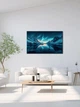 Картина на холсте МАКО "Северное сияние в горах" 60x100 см MK10526 - изображение 5