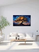 Картина на холсте МАКО "Космическое дерево" 60x100 см MK10529 - изображение 5