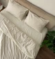 Простынь Евро Lavson Вареный хлопок Washed Cotton 260х230 Молочный - изображение 1