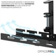 Органайзер для хранения кабелей OfficePro CT230B Black - изображение 7