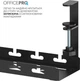 Органайзер для зберігання кабелів OfficePro CT450B Black - зображення 9