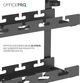 Органайзер для зберігання кабелів OfficePro CT510B Black - зображення 9