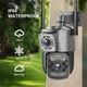 Уличная IP камера 4G/Wi-Fi с двумя линзами SC03 V380pro 4 Mп, Видеокамера с цифровым зумом и микрофоном - изображение 5