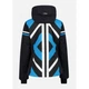 Куртка CMP Women's Geometric Patterned Ski Jacket Black/Blue XXS (1097-32W0256-U901 34) - зображення 4