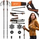 Трекінгові палиці Goat Pro+ Mountain MG0008, 43-130 см, Black/Orange - зображення 9