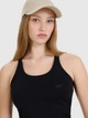 Спортивная майка женская 4F 4FWMM00TSLEF124-20S XS Черная (5905700409441) - изображение 4