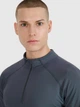 Спортивная кофта мужская 4F 4Fwss25Tfswm493-22S S Серая (5905700335207) - изображение 4