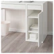 Компьютерный стол с надстройкой MICKE IKEA 099.030.14 белый - изображение 3