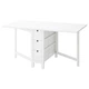 Розкладний стіл NORDEN 152x80 см IKEA 104.238.86 білий - зображення 1