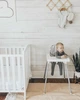 Стілець для годування зі стільницею ANTILOP IKEA 290.672.93 білий/срібний - изображение 3