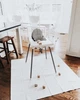 Стілець для годування зі стільницею ANTILOP IKEA 290.672.93 білий/срібний - изображение 4