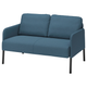 Диван 2-місний GLOSTAD IKEA 104.658.24 темно-синій - изображение 1